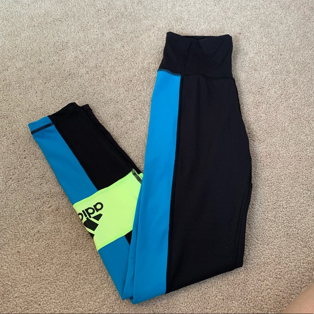 Adidas high waisted climalite full length leggings